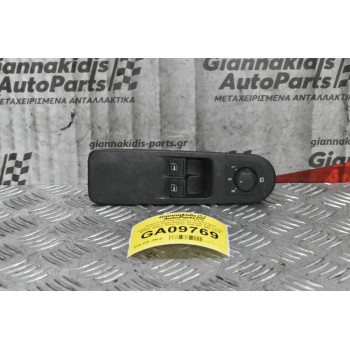Διακόπτης Παραθύρων-Χειριστηριο Καθρεπτών Volkswagen Amarok 2.0cc CDC BiTDI 163ps 2010-2018 2H0.867.469 10+4 pins (Εμπρός Αρ)