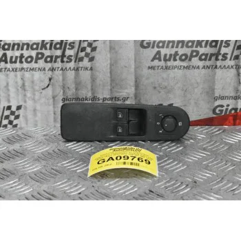 Διακόπτης Παραθύρων-Χειριστηριο Καθρεπτών Volkswagen Amarok 2.0cc CDC BiTDI 163ps 2010-2018 2H0.867.469 10+4 pins (Εμπρός Αρ)