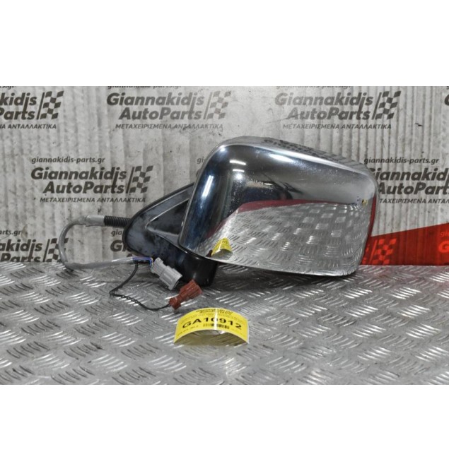 Καθρέπτης Ηλεκτρικός Αριστερός Nissan Navara D22 2001-2005 E4012089 (3+2 pins) Νίκελ