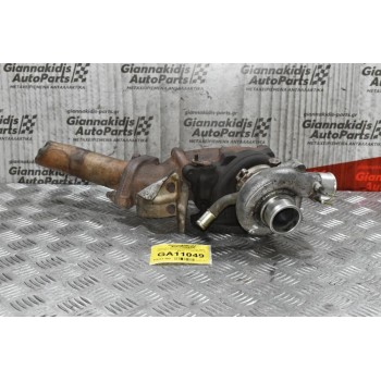 Turbo/Τουρμπίνα Mitsubishi L200 4D56 1997-2001 TF035HM-12T-4 (Λαδι-Νερό) (5 Βίδες)