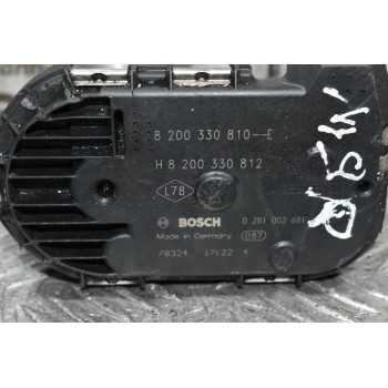 Πεταλούδα Γκαζιού Renault Trafic / Opel Vivaro 2.0 DCI M9R 2003-2010 8200330812 8200330810 BOSCH 0281002681