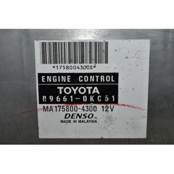 Εγκέφαλος Toyota Hilux 3.0 2005-2012 DENSO 89661-0KC51 175800-4300