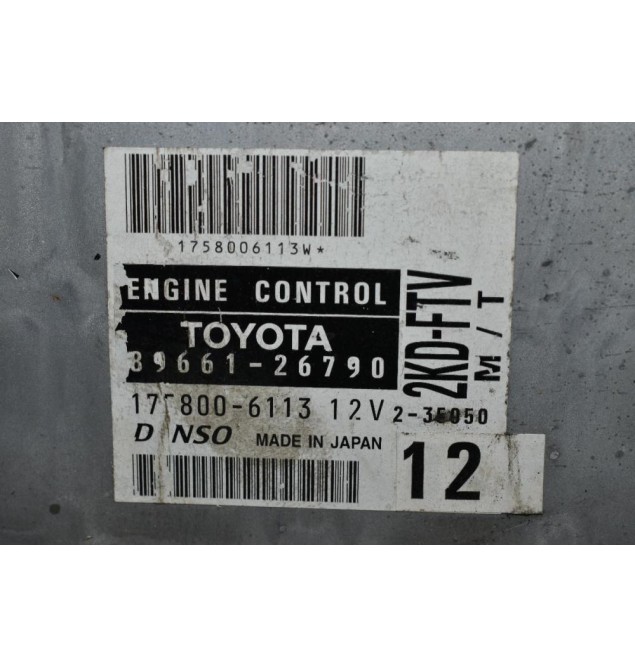 Εγκέφαλος Κινητήρα Toyota Hiace 2.5 D4D 2KD 2001-2010 DENSO 89661-26790