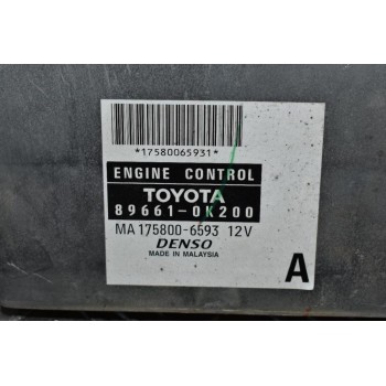 Εγκέφαλος Κινητήρα Toyota Hilux KUN 1KD 2005-2015 DENSO 89661-0K200 175800-6593