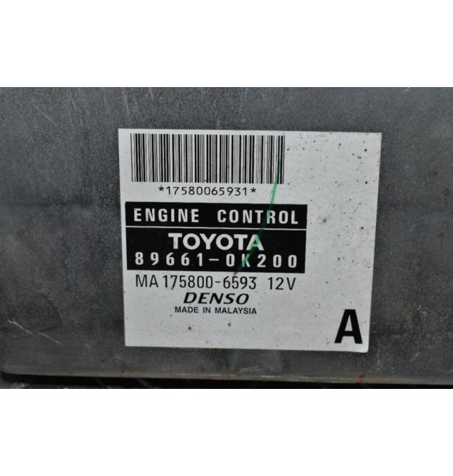 Εγκέφαλος Κινητήρα Toyota Hilux KUN 1KD 2005-2015 DENSO 89661-0K200 175800-6593