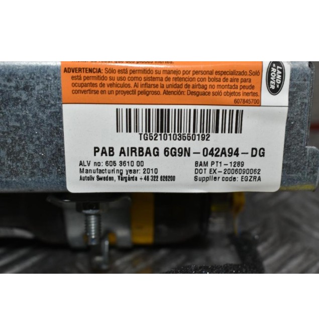 Αερόσακος Συνοδηγού Land Rover Freelander 2.2 ED4 2006-2015 6G9N-042A94-DG