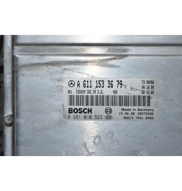 Εγκέφαλος Mercedes-Benz Sprinter 611981 1995-2006 BOSCH A6111533679 0281010523