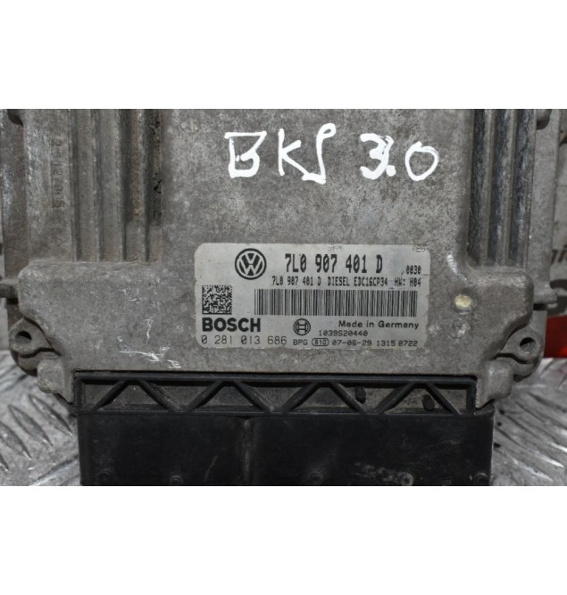 Εγκέφαλος Volkswagen Touareg 3.0 BKS 2003-2010 BOSCH 7L0907401D 0281013686