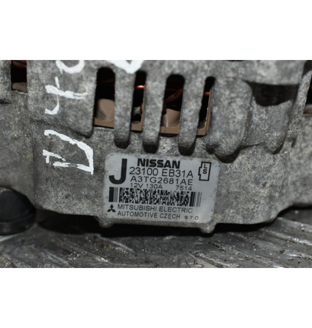 Δυναμό Nissan Navara D40 2.5 DCI YD25 2005-2010 23100-ΕΒ31Α 130A