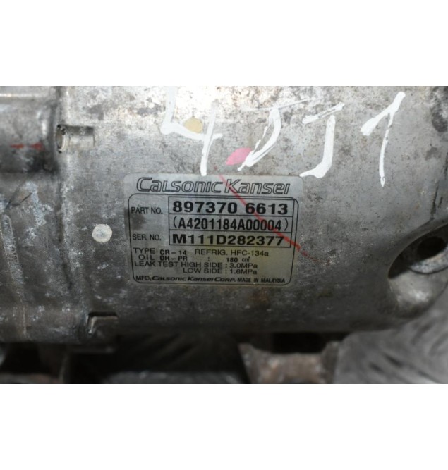 Κομπρεσέρ Aircondition - A/C Κλιματισμός Isuzu D-Max CALSONIC 4JK1 4JJ1 8973706613