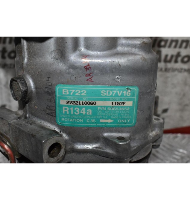 Κομπρεσέρ Aircondition - A/C Alfa Romeo Alfa 147 1.6 16V AR32104 120ps 1999-2006  SANDEN SD7V16 1157F 2722110060