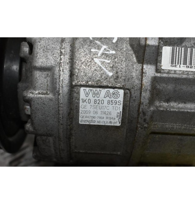Κομπρεσέρ Aircondition Volkswagen Golf IV 1.4cc TSI CAV 2008-2013 1Κ0820859S (Σπάσιμο Στην Τροχαλία)