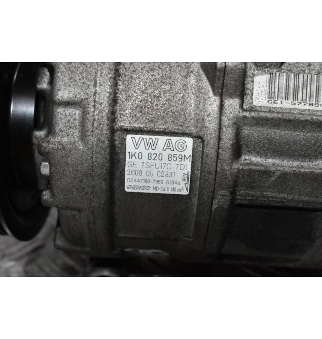 Κομπρεσέρ Aircondition Volkswagen Golf IV 1.4cc TSI BMY 2008-2013 DENSO 1Κ0820859Μ GE447190-7956
