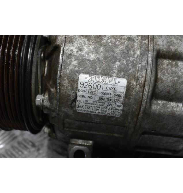 Κομπρεσέρ Aircondition - A/C Nissan Qashqai 2.0 MR20 2007-2012 ZEXEL 92600-CY09E 506041-0460