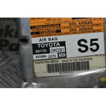 Σετ Αερόσακων Toyota Hilux KUN 25 2005-2012 89170-0K030 231000-3370 (Χωρίς Ζώνες Αφαλείας) Δεξιοτίμονο