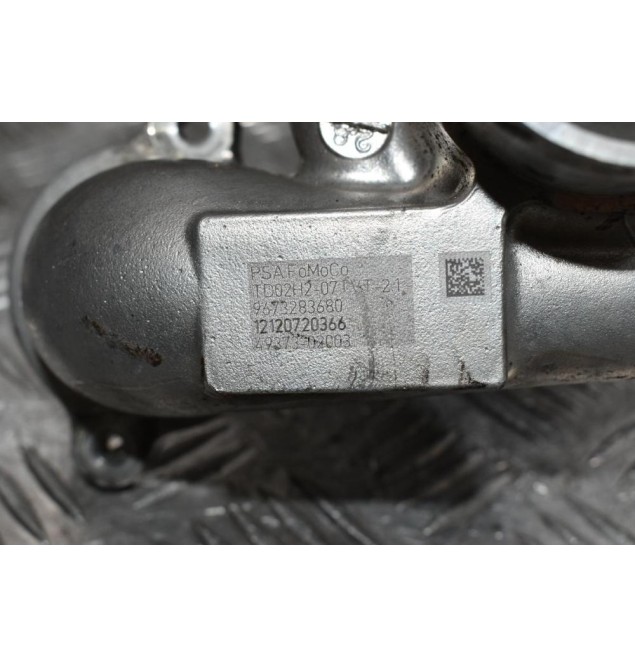 Turbo/Τουρμπίνα Citroen Berlingo 1.6 9H06 HDI 2008-2015 TD02H2-07TVT-21 9673283680 49373-02003 (Γνήσια)