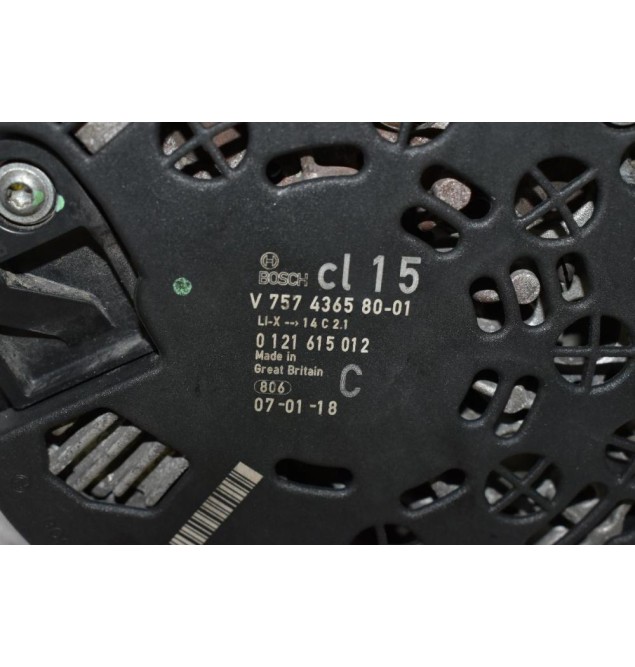 Δυναμό Mini Cooper 1.6 2006-2013 0121615012 V757436580-01 (N16B16A N12B16) (Γνήσιος)