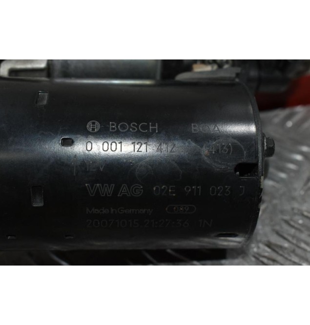 Μίζα Volkswagen Golf Jetta Passat Eos Scirocco 1.4 2.0 3.2 TSI TFSI 2004-2012 0001121412 02E911023J (Γνήσια) (Skoda Octavia Audi A3 TT TTS Seat Leon) BPY CCTA CBFA AXX BWA CCZ BMY CDMA CAV CBPA BLS