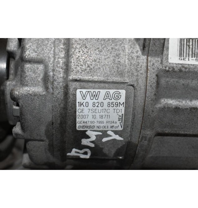 Κομπρεσέρ Aircondition Volkswagen Golf IV 1.4cc TSI BMY 2008-2013 DENSO 1Κ0820859Μ GE447190-7955