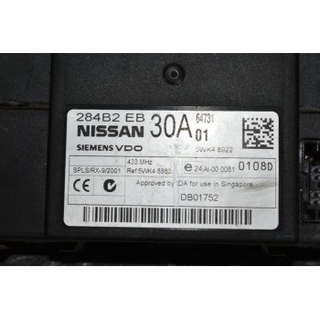 Πλακέτα Ανεσης Nissan Navara D40 2005-2010 Siemens 284B2-EB30A