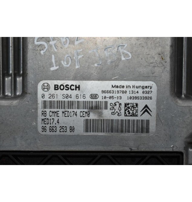 Εγκέφαλος Peugeot RCZ SF0210FJBB 2010-2015 BOSCH 9666325380 0261S04616 MED17.4
