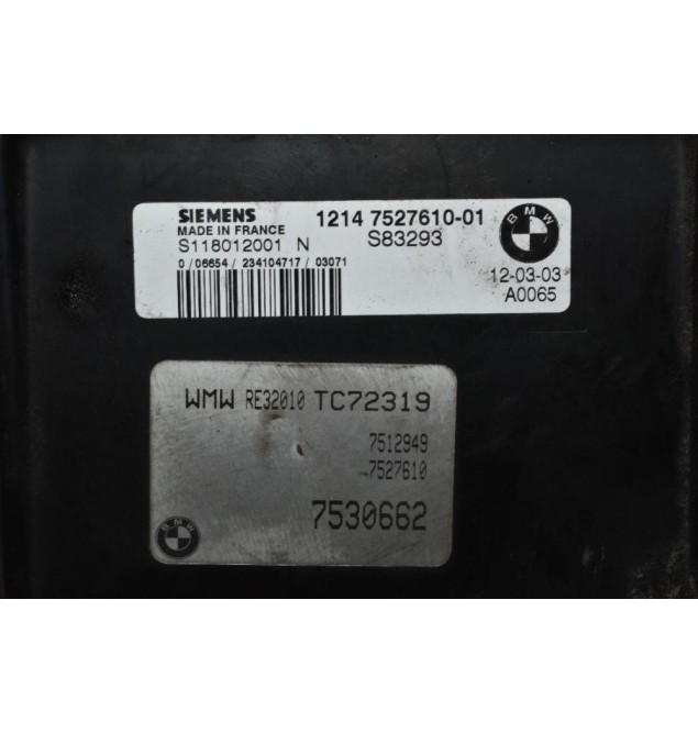 Εγκέφαλος Mini Cooper S 1.6 SIEMENS 7527610-01 S118012001N