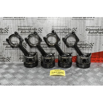 Πιστόνια + Μπιέλες Mazda B2500 / Ford0 Ranger 2.5 TD 12V WL 1997-2005 (Εξωτερική Διαμετρος 91mm)