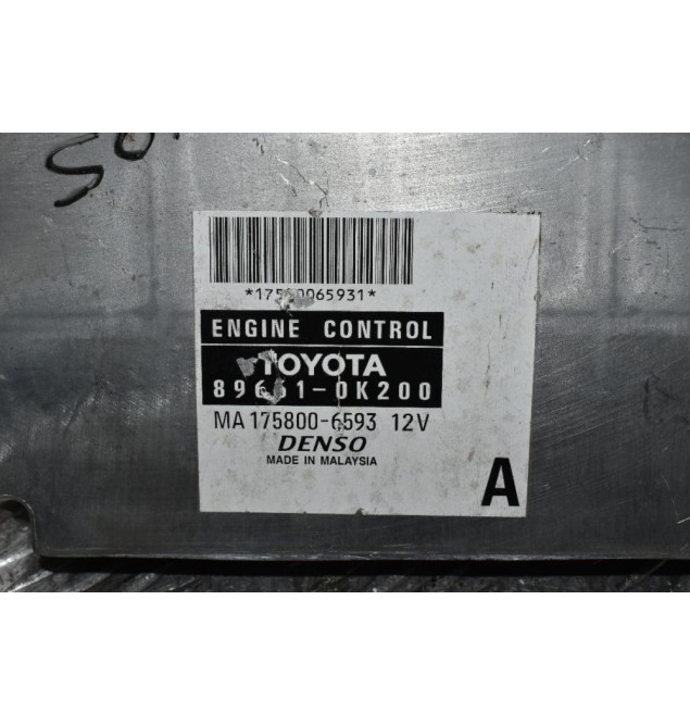 Εγκέφαλος Κινητήρα Toyota Hilux KUN 1KD 2005-2015 DENSO 89661-0K200 175800-6593