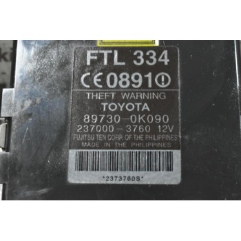 Εγκέφαλος Κλειδωματος Toyota Hilux KUN 2KD 1KD  2005-2015 FUJITSU 89730-0K090  237000-3760