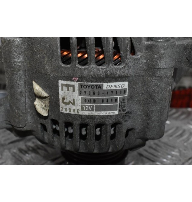 Δυναμό Toyota Yaris 1.3 1NR 2010-2015 DENSO 27060-47100 104210-8490 12V