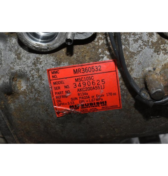 Κομπρεσέρ Aircondition Mitsubishi L200 4D56 K74 1997-2005 MR360532
