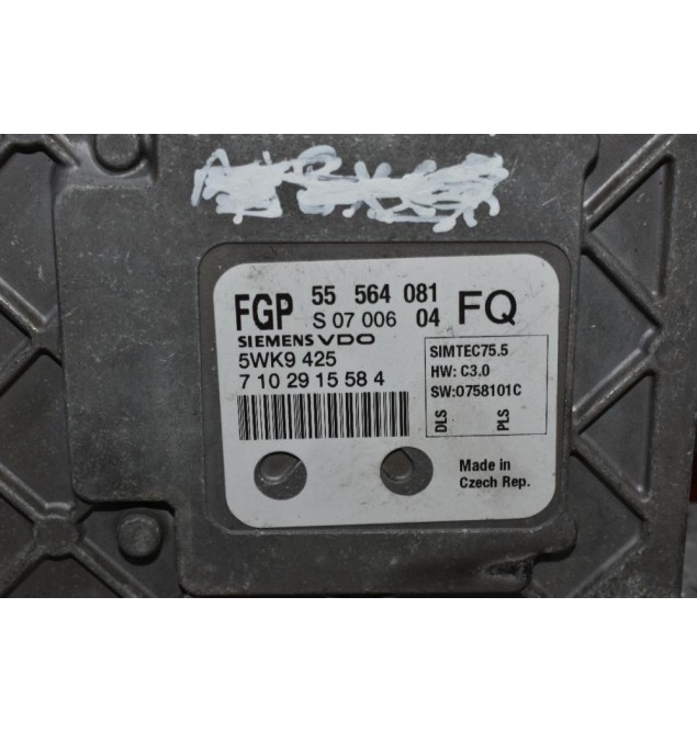 Εγκέφαλος Opel Zafira 1.8 Z18XER 2004-2010 SIEMENS 55564081 S0700604 5WK9425 7102915584
