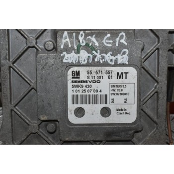 Εγκέφαλος Opel Zafira 1.8 A18XER 2004-2010 SIEMENS 55571557 S1100101 5WK9430 1012507094