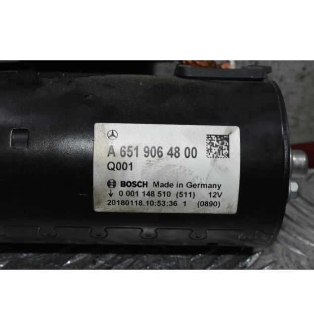 Μίζα Mercedes-Benz GLC250 4WD 651921 2014-2020 BOSCH A6519064800 0001148510 (511)
