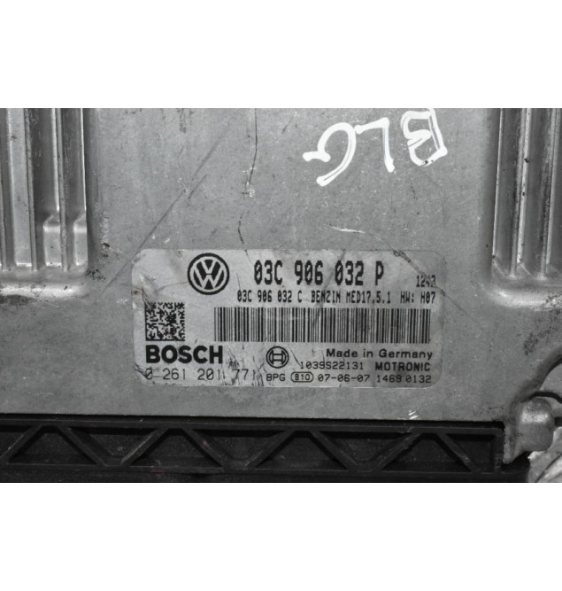 Εγκέφαλος Volkswagen Golf 1.4 TSI BLG 2006-2012 BOSCH 03C906032P MED17.5.1 0261201771
