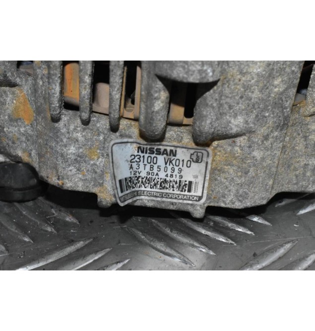 Δυναμό Nissan Navara D22 YD25 133PS 2001-2005 23100-VK010 90A