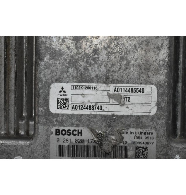 Εγκέφαλος Mitsubishi Canter Fuso 3.0cc Bosch Euro6 4P10T4 2010-2017 0281020173 MK667731 A0124488740 EDC17 (HYBRID)
