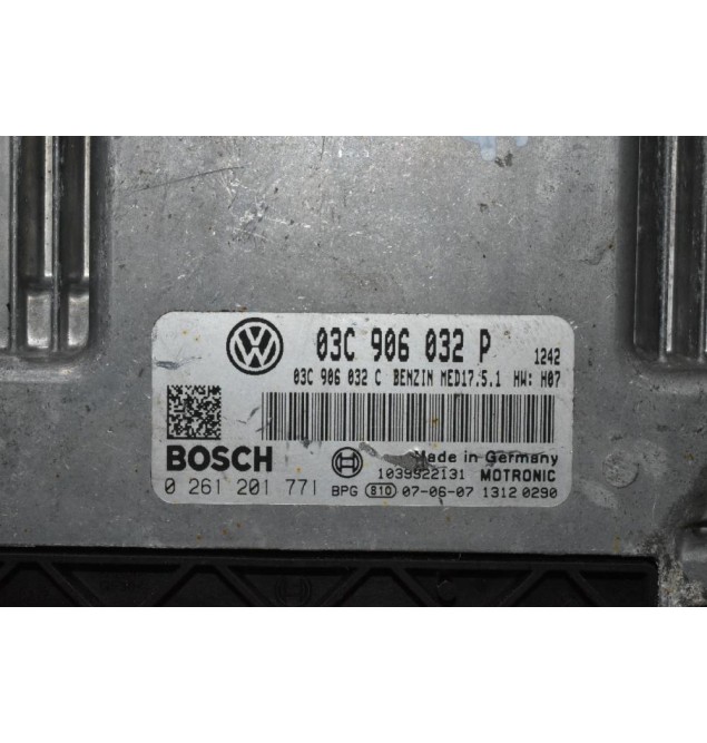 Εγκέφαλος Volkswagen Golf 1.4 TSI BLG 2006-2012 BOSCH 03C906032P MED17.5.1 0261201771