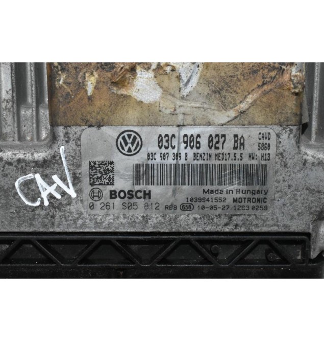 Εγκέφαλος Κινητήρα Volkswagen Scirocco 1.4 TSI 2008-2015 BOSCH 03C906027BA 03C907309B 0261S05812 17.5.5
