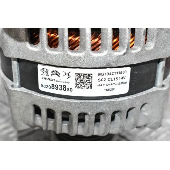 Δυναμό Peugeot 2008 3008 C4 DS3 DS4 1.2 HN07 2015-2022 DENSO MS1042119580 9820893880