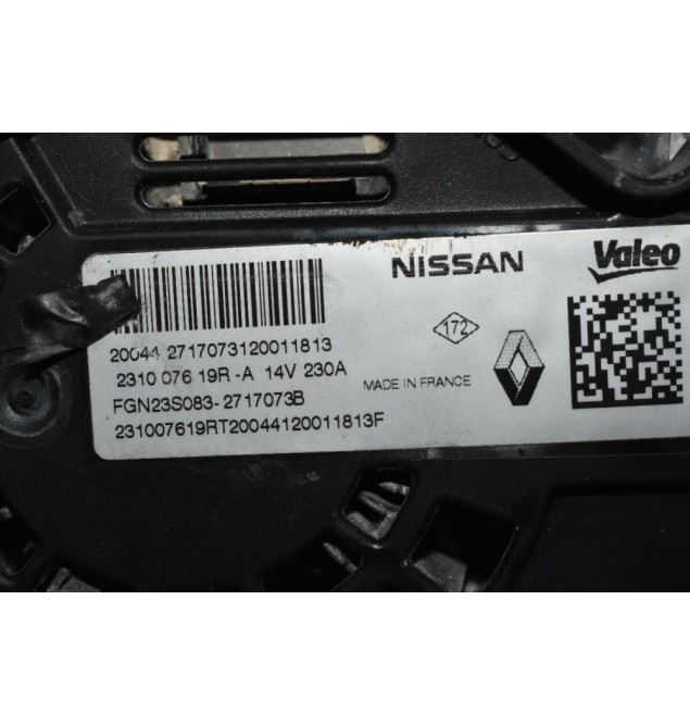 Δυναμό Renault Master III 2.3 DCI M9TF716 2012-2022 231007619R 230A