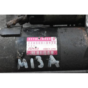Μίζα Suzuki Ignis M13A 2000-2003 DENSO 31100-80G00 228000-8930