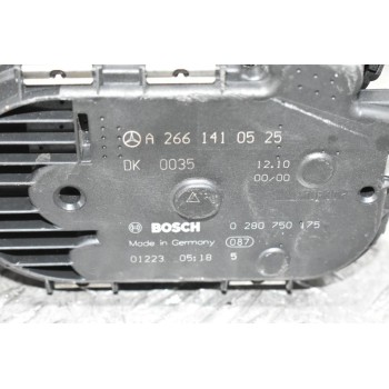 Πεταλούδα Γκαζιού Mercedes-Benz E200 1.8 271860 2010-2016 BOSCH A2661410525 0280750175
