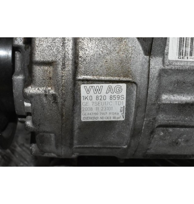 Κομπρεσέρ Aircondition Volkswagen Golf IV 1.4cc TSI BLG 2008-2013 1K0820859S GE7SU17CTD1 (Σπασμένη Τροχαλία)