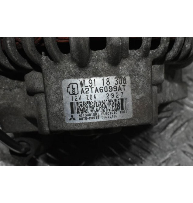 Δυναμό Ford Ranger / Mazda B2500 2.5 TD WL WL9118300 A2TA6099AT 70A 12V 1998-2005 (2 pins)