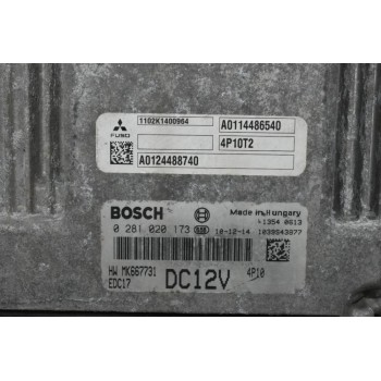 Εγκέφαλος Mitsubishi Canter Fuso 3.0 Bosch Euro6 4P10T2 2010-2017 0281020173 MK667731 A0114486540 EDC17
