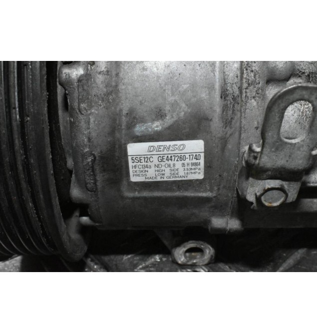 Κομπρεσέρ Aircondition - A/C Toyota Avensis 2.0 1AD 2003-2010 447260-1740 (Μικρό Σπάσιμο Στην Τροχαλία)