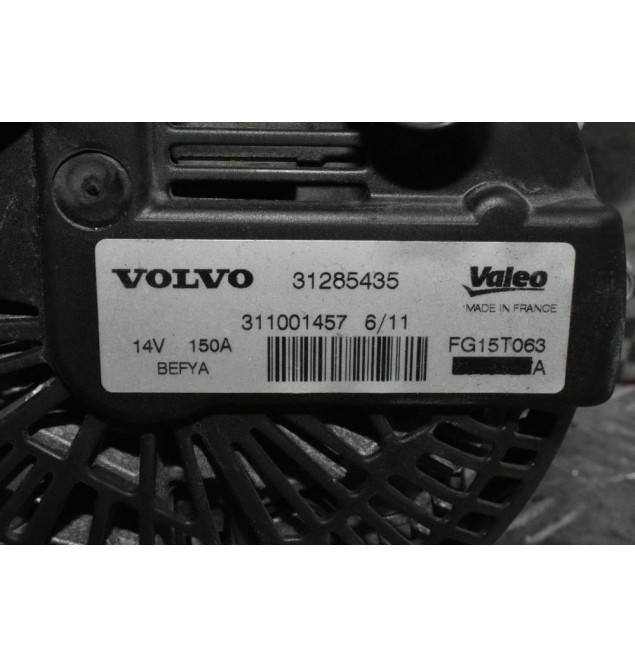 Δυναμό Volvo S60 B4164T 2010-2015 31285435 150A