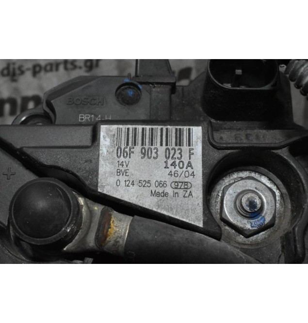 Δυναμό Volkswagen Golf IV 1.4 TSI BLX 06F903023F 0124525066 140Α