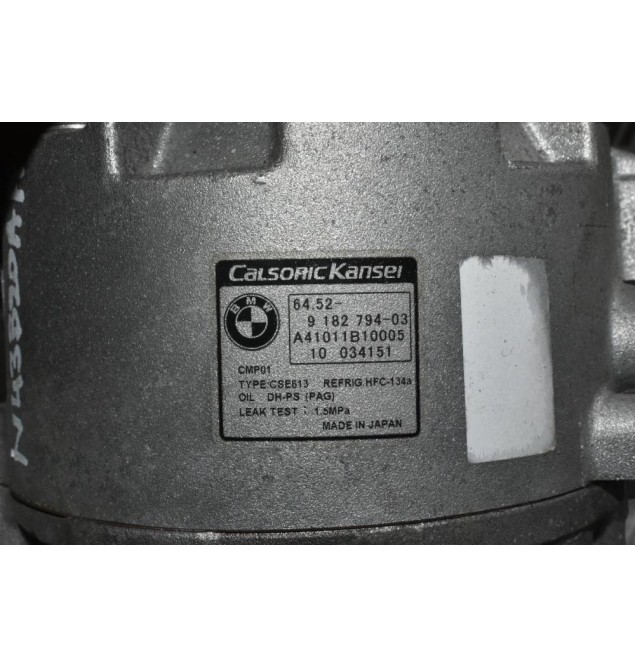 Κομπρεσέρ Aircondition - A/C Bmw E90 320 143ps N43B20A 2005-2010 9182794-03